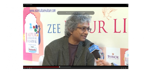 Romesh Gunesekera at the Jaipur Literature Festival 2015 (watch video, click below)
