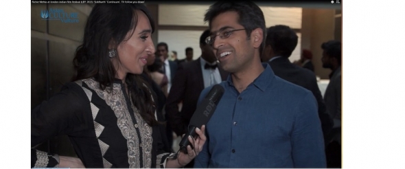 Director Richie Mehta at the London Indian Film Festival 2015 (video)