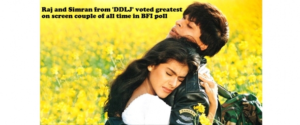 Bollywood duo from DDLJ win BFI on screen couple poll…