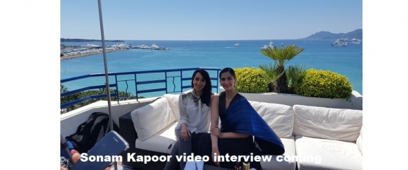 Sonam Kapoor interview Cannes 2016 (video coming)