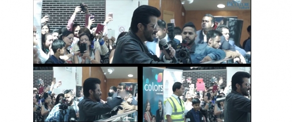 Bollywood star Anil Kapoor at a London shopping centre…