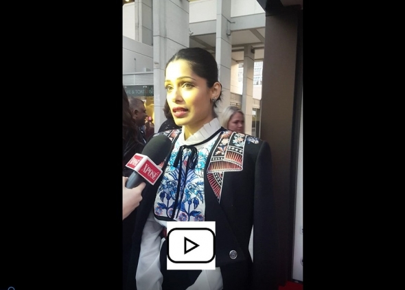 Freida Pinto on her character Jas in Guerrilla – short video interview