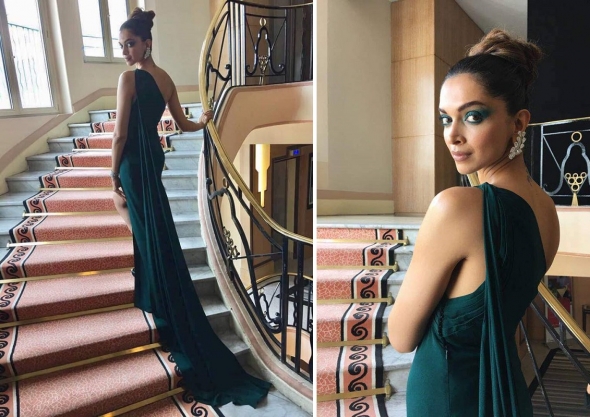 Deepika Padukone Cannes 2017 – the femme fatale look according to L’Oreal Paris Day 2