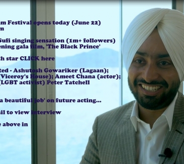 London Indian Film Festival 2017 opens today – see star interview with Satinder Sartaaj (‘The Black Prince)