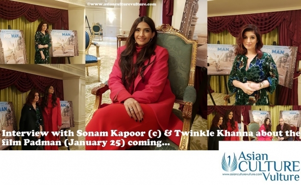 Sonam Kapoor and Twinkle Khanna talk ‘Padman’ – Bollywood film about low-cost women’s sanitary pads gets star treatment in London