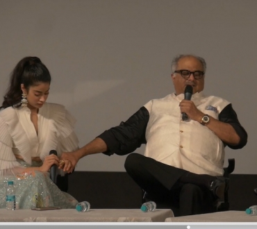 Boney Kapoor and Janhvi Kapoor emotional tribute to Sridevi at International Film Festival of India (IFFI 49)