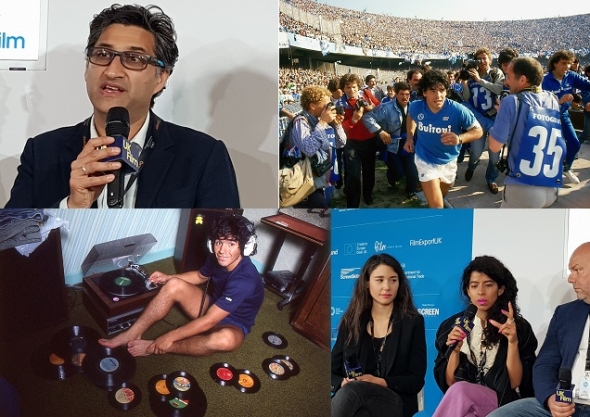 ‘Diego Maradona’ – Asif Kapadia touching the feet of one of the greatest footballers on earth and getting the inside story for his documentary (Cannes Film Festival 2019)