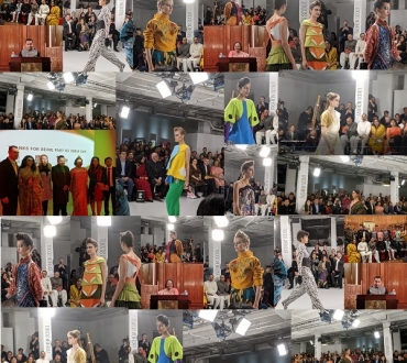 London Fashion Week 2020 India Day: Sari style and young Indian designers in a High Commission first… (short videos as well)