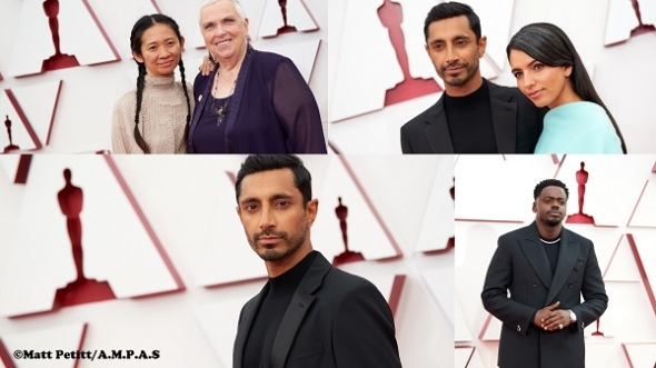Oscars 2021: Daniel Kaluuya wins; Chloé  Zhao becomes first Asian to win director award and her film wins Best Picture…Riz Ahmed attends with wife… more to follow…
