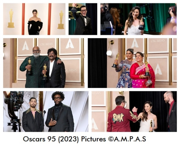 Oscars 95 – Asian success – ‘Naatu, Naatu’; ‘The Elephant Whisperers’; Keeravaani & Chandrabose on Telugu; Monga and Gonsalves on baby elephants; and ‘EEAaO’