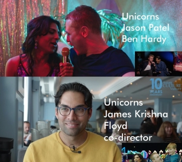 ‘Unicorns’ –  Actors Jason Patel and Ben Hardy talk about the romance at the centre of the film; and writer & co-director James Krisha discusses inspiration… (videos)