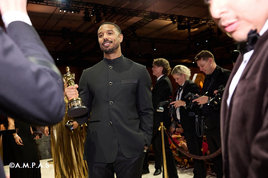 98th Oscars, Academy Awards Michael B Jordan with his Oscar at The Governor's Ball
